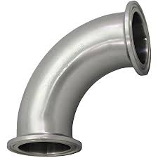 Codo Acero Inoxidable Sanitario Clamp